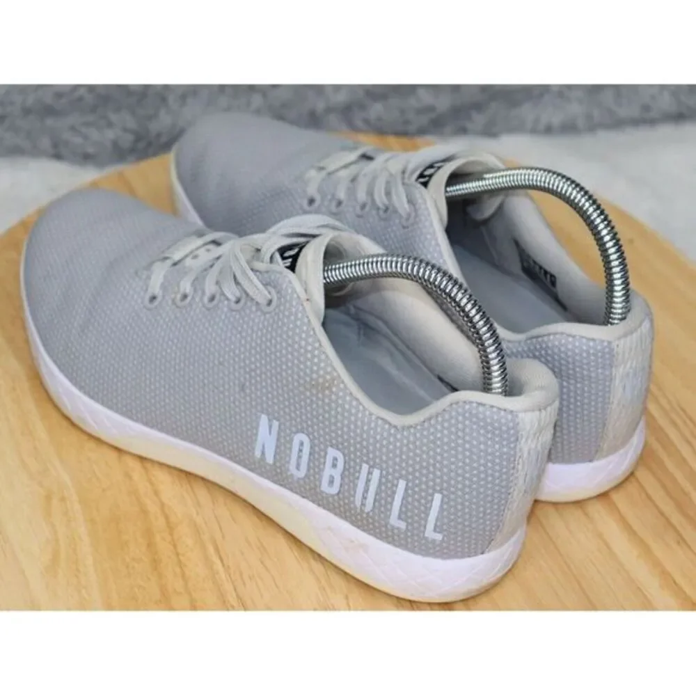 Nobull Unisex Trainer Gray Casual Shoes Sneakers Size M 7.5 W 9‎